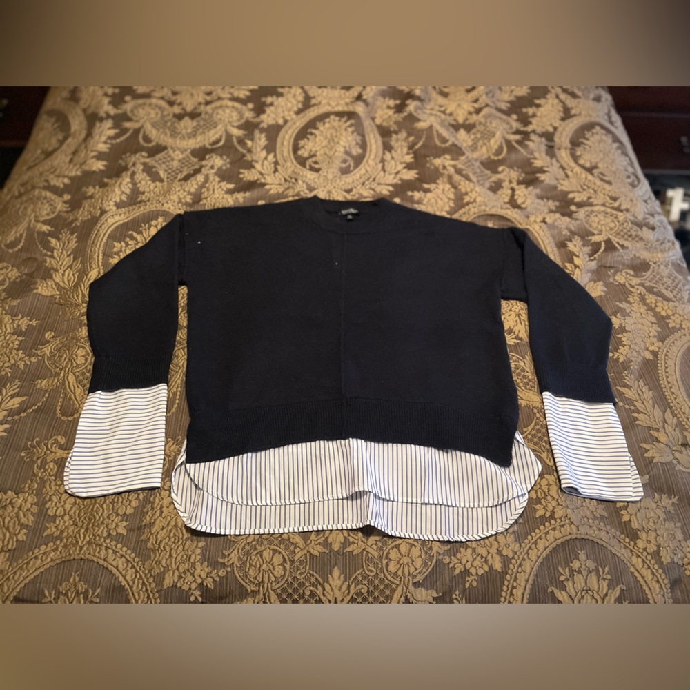 Blue TOPSHOP long sleeve dress sweater Size 8 Great condition! Worn Once!